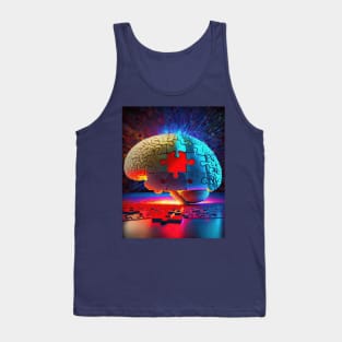 Puzzle brain Tank Top